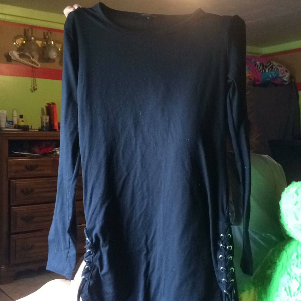 black dress